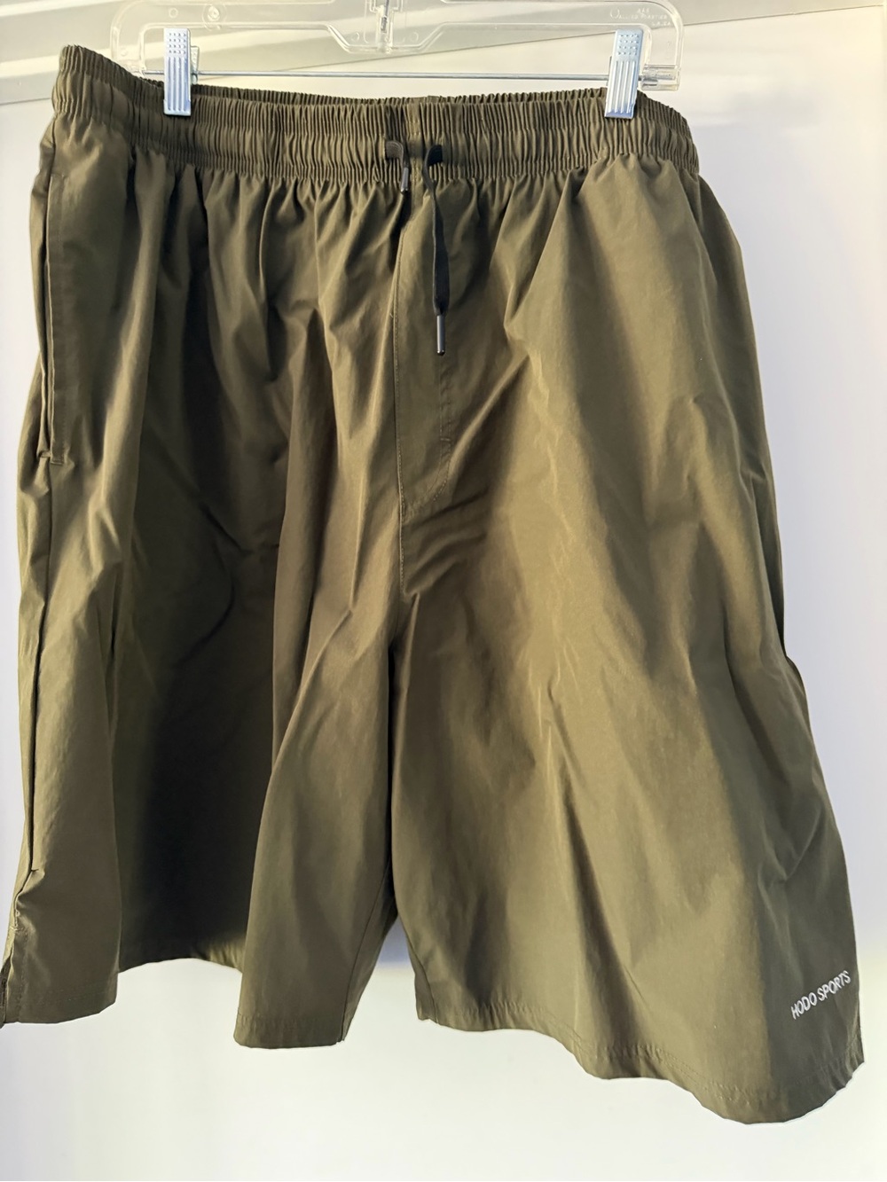 Olive Green Performance Shorts